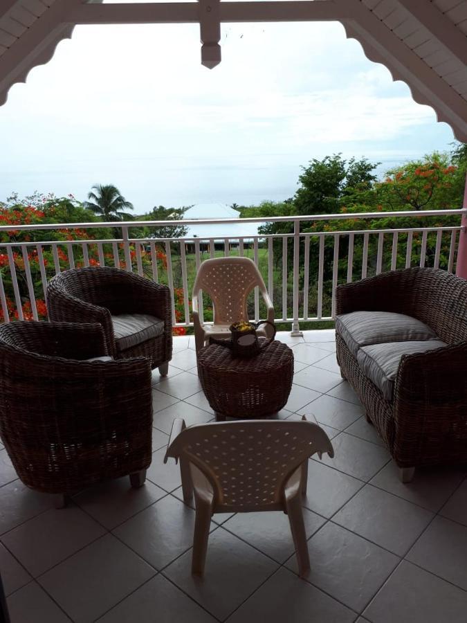 Habitation Du Chateau D'O - Vue Sur Mer Deshaies Esterno foto